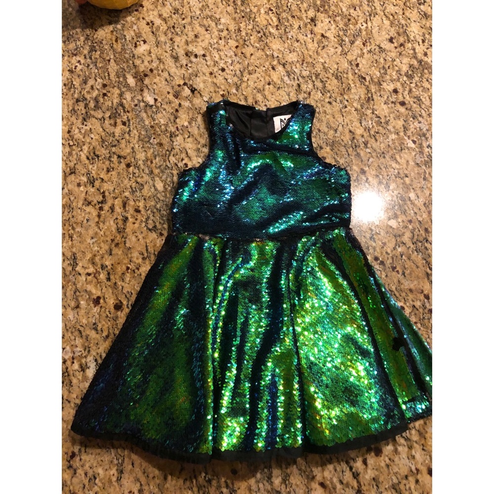 Milly Mini hologram sequin dress